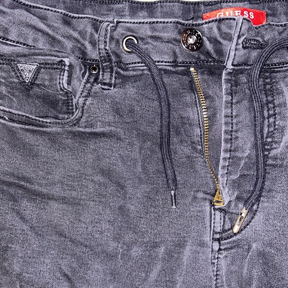 Guess Bradley Moto Denim Shorts - Picture 3 of 7